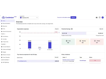 Costimizer-dashboard