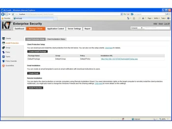 k7 endpoint security-dashboard