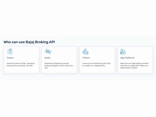 Bajaj-Broking API features