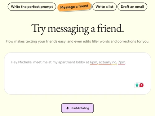Wispr Flow-messaging