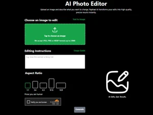 Raphael AI-photo editor