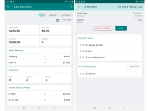 allpos restaurant hub-summary