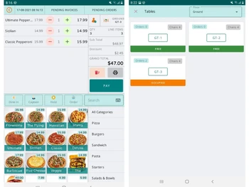allpos restaurant hub-tables