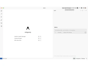 google antigravity-interface