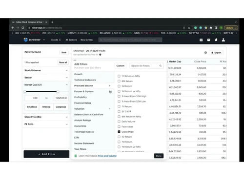 tickertape-screening