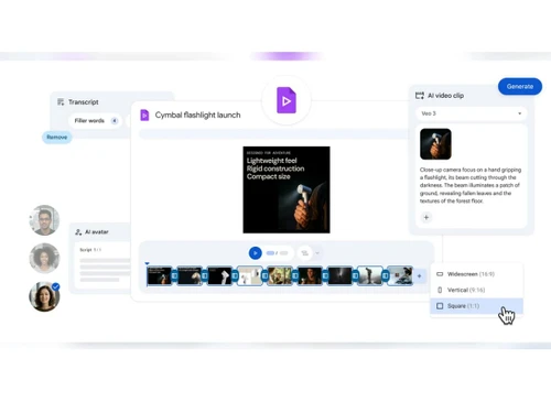 google vids-interface