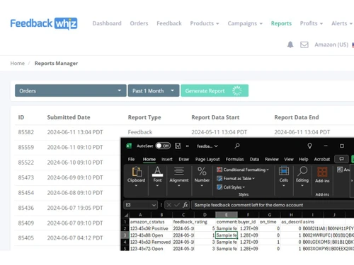 FeedbackWhiz-reports