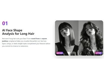 LongHair AI-face shape