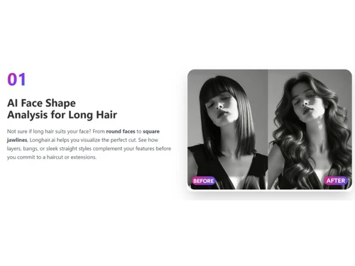 LongHair AI-face shape
