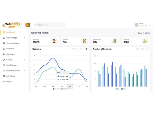 Lead-Tracker-CRM-dashboard