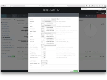 phpIPAM-subnet