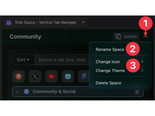 side space-community