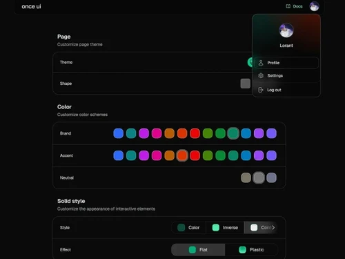 once ui-palatte
