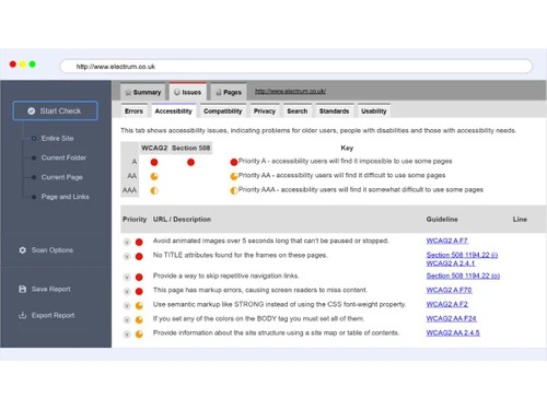 SortSite-accessibilty