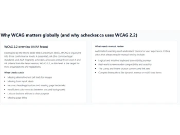 AChecker-WCAG