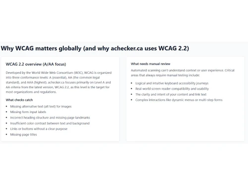 AChecker-WCAG