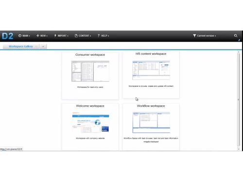 OpenText DMS-workplace
