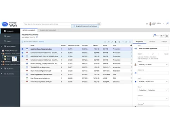iManage-drag and drop