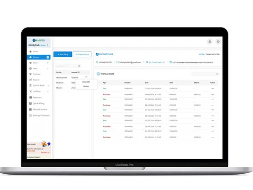 Raseed sales invoices