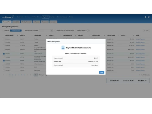 onPhase-integrated payments