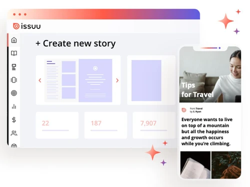 Issuu-create social stories