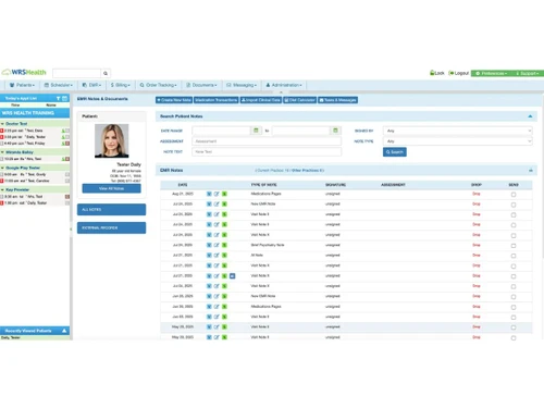 wrs health-interface