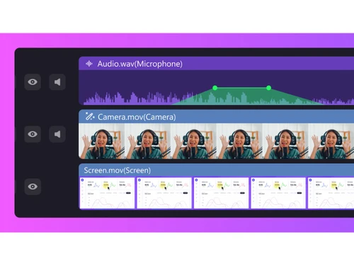 DemoCreator-multi track edit