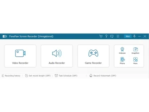 FonePaw Screen Recorder-history