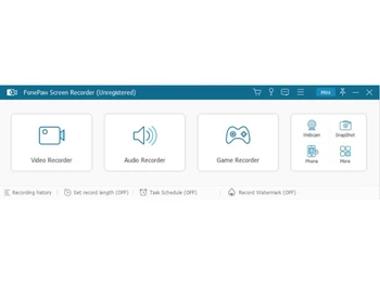 FonePaw Screen Recorder-history