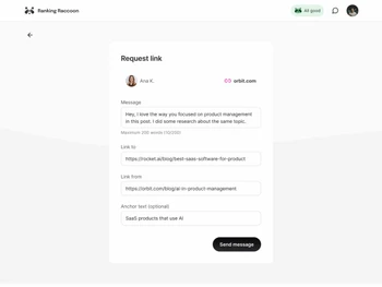 Ranking Raccoon-request link