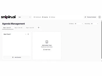 Snipin AI agenda