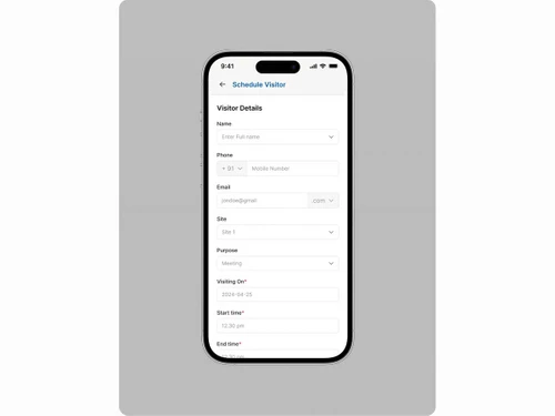 Spintly vms schedule