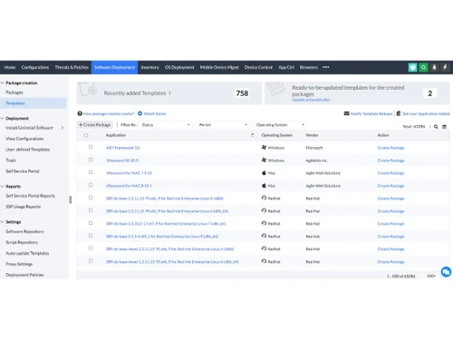 manageengine endpoint central-apps
