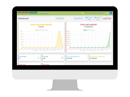 twigo erp dashboard
