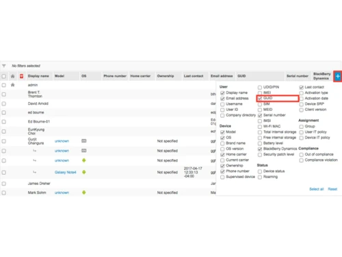 blackberry uem-profiles