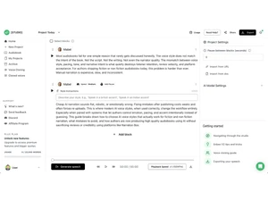 narration box-interface