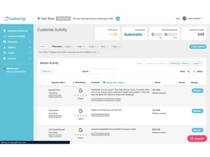 GatherUp-customer activity