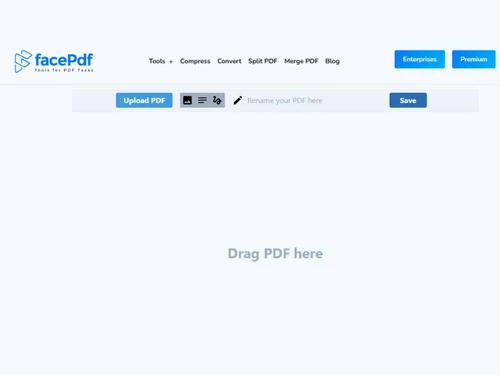 FacePdf drag pdf