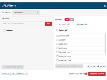 CurrentWare-URL filter
