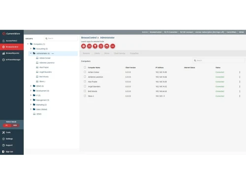 CurrentWare-browser control