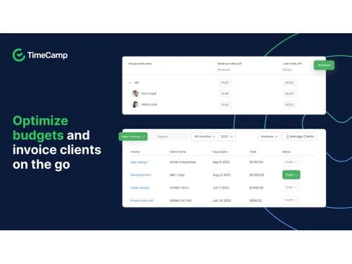 TimeCamp-billing and invoicing
