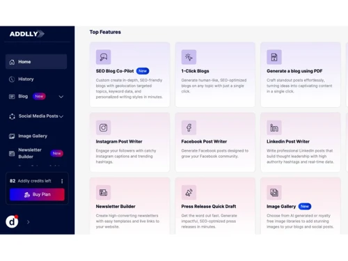 Addlly AI-dashboard
