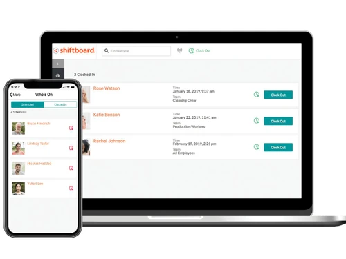 Shiftboard-time & attendance