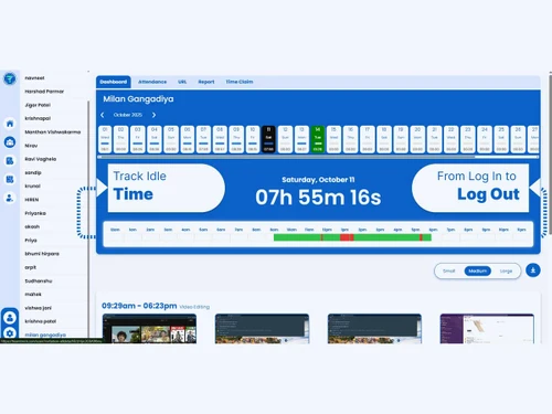 Team Treck dashboard