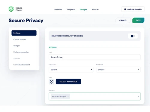 secure privacy-interface