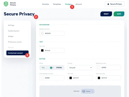 secure privacy-settings