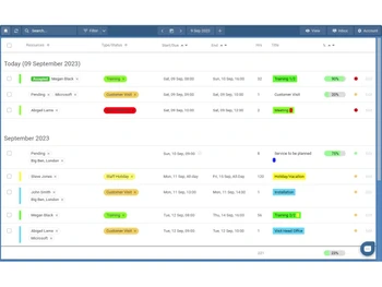 Schedule it-list view