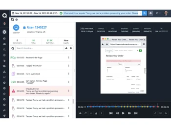 Quantum Metric-session replay