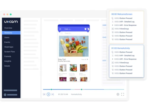 UXCam-session replay