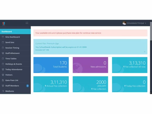 SchoolDeeds dashboard